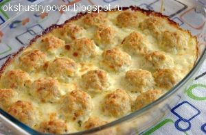 Куриные шарики в соусе